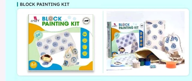 DIY BLOCK PAINTING KIT