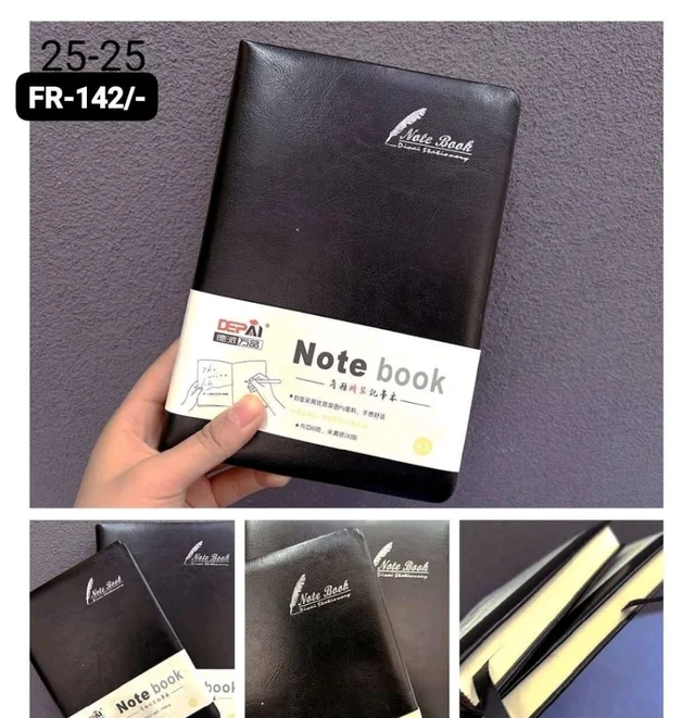 DIARY PU BLACK A5 264 PAJE FR284