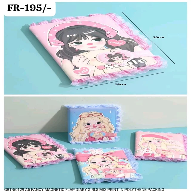 MAGNATIC FLIP DIARY GIRLS FR390