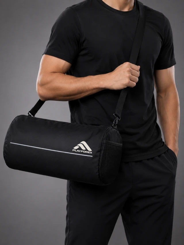 Playforex Gym Bags for Men Compact Sports Duffle for Women Unisex Duffle Bag for Carry & Travel Adjustable for Shoes Towel Duffel Sports Bag