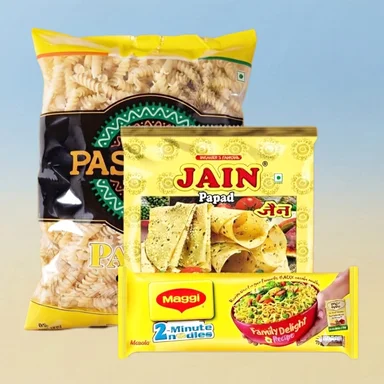 Noodles Pasta & Papads