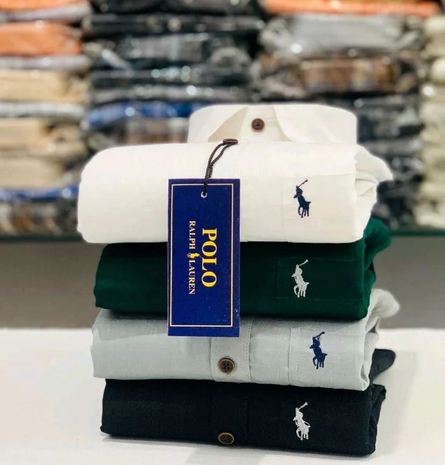 Polo Men's Plain Shirt Combo - Pack of 4 | Premium Cotton | Casual & Formal Wear