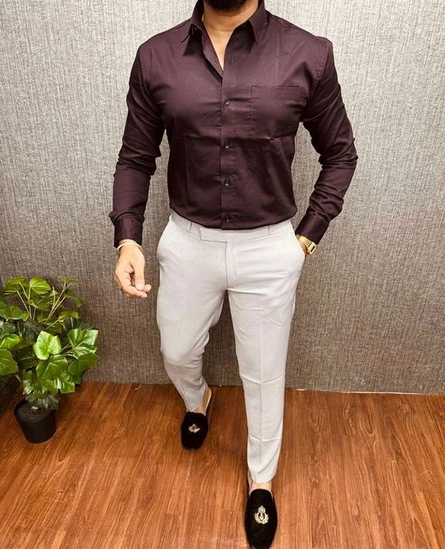 Premium Shirt + Pant Combo For Men's Wear - shirt-XXL-44/Pant-36