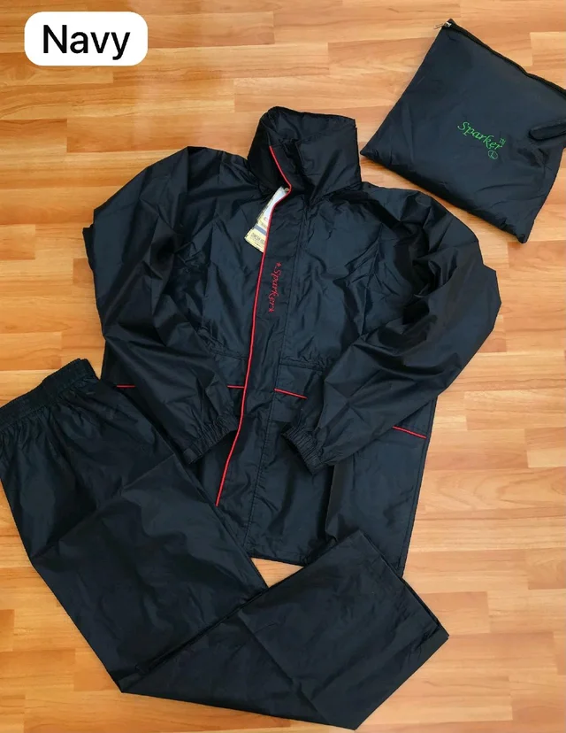 Unisex Rain Suits With Hood For Rainy Season - XXL