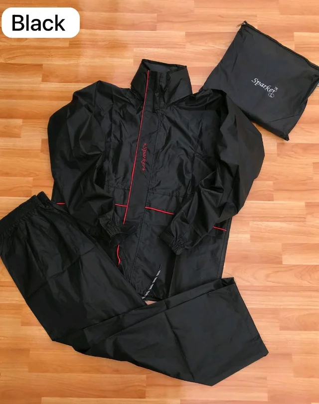 Unisex Rain Suits With Hood For Rainy Season - XL