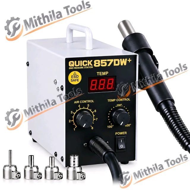 QUICK 857DW+ LEAD FREE ADJUSTABLE HOT AIR 