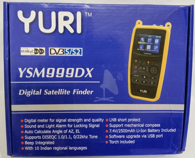 YURI YSM999DX DIGITAL SATELLITE FINDER /DB METER