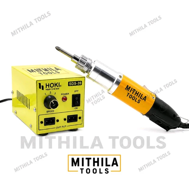 Hoki: Two-in-One 802+SDS-39 Electric Screwdriver with 2 Bits and Power Supply