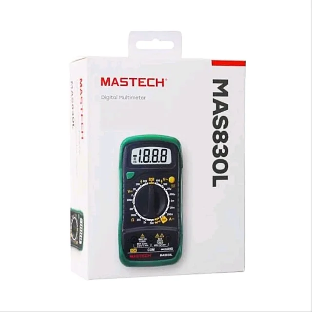 Mastech MAS830L Original With Calibration Certificate Digital Multimeter (Green 2000 Counts)