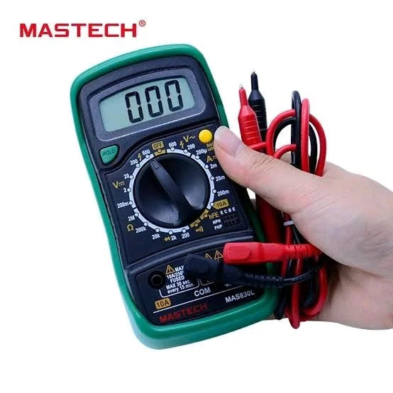 Mastech MAS830L Original With Calibration Certificate Digital Multimeter (Green 2000 Counts)