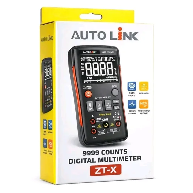AUTO LINK ZT-X 9999 Counts Digital Multimeter 