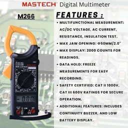 Mastech MASTECH M266 AC 1000Amp Clamp Meter