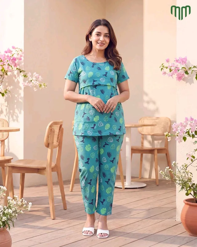 Dino Zipless Feeding Pant Set