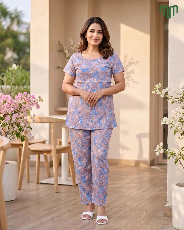 Rangoli Zipless Feeding Pant Set