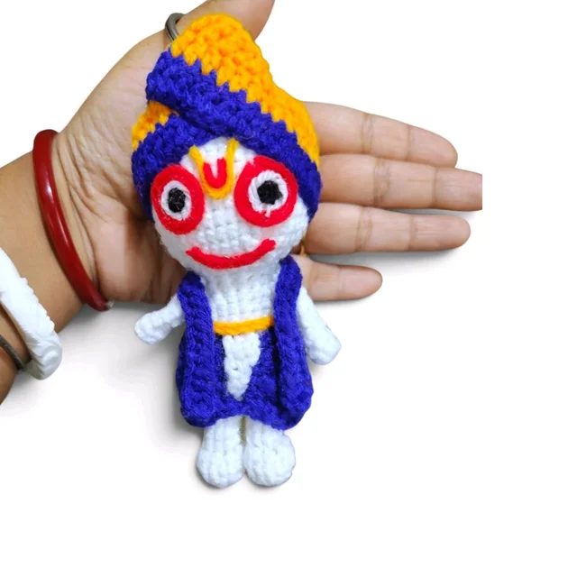 Pritha Crochet Balaram Crochet Keychain