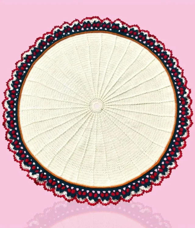 Pritha Crochet Crochet Mat Asan 25x25