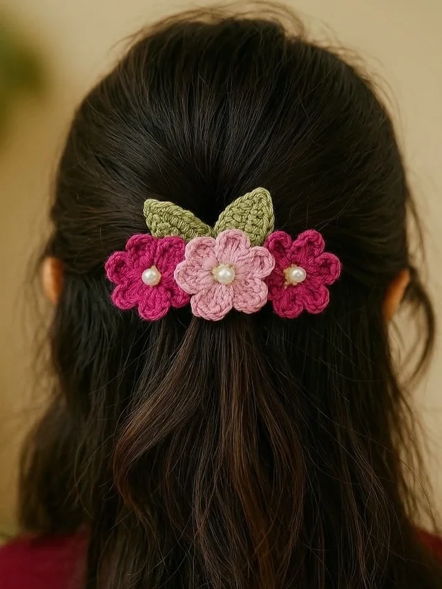 Pritha Crochet Crochet Hair Clip