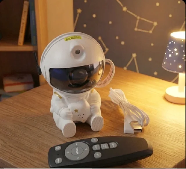 Astronaut Galaxy Star Projector Night Light with Remote Control (1 Pc)