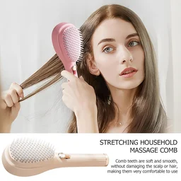 Self-Cleaning Anti-Static Massage Comb
