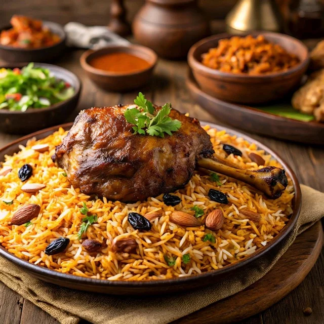 Mutton Mashawi With Rice