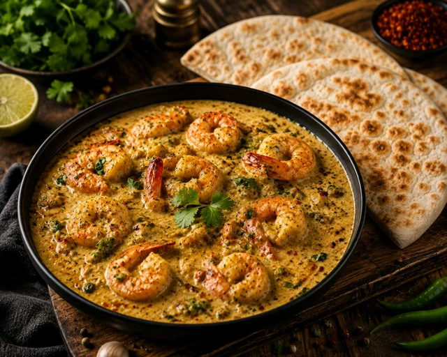 Prawns Pisthashu With Kuboos