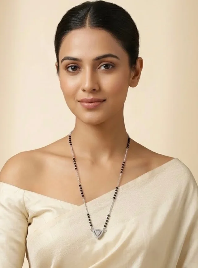  Silver Milan Mangalsutra 
