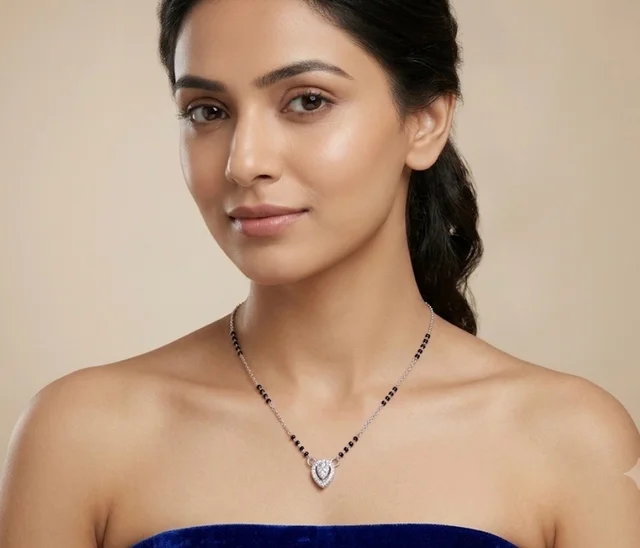  Silver Ananya  mangalsutra 