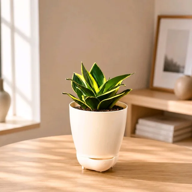 Golden Hour Snake Plant ✨