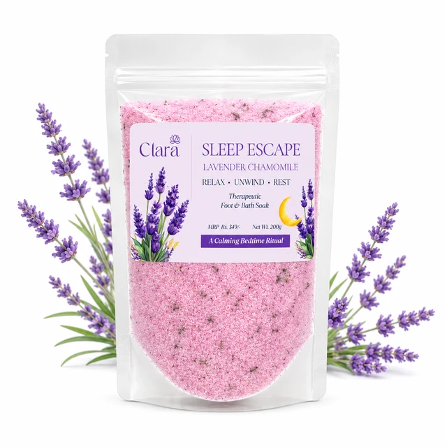 Clara Sleep Escape Bath Salt (200g) - Pink