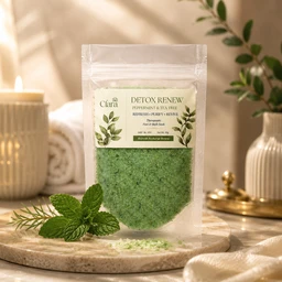 Clara Detox Renew Bath Salt (50g) - Algae Green