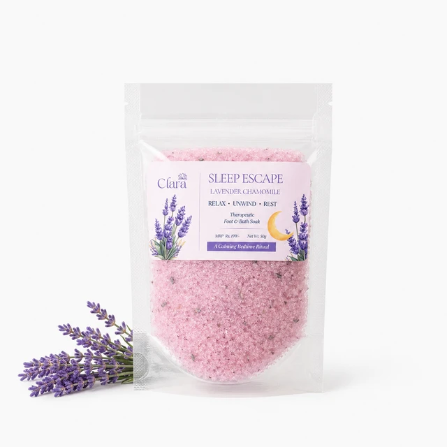 Clara Sleep Escape Bath Salt (50g) - Pink