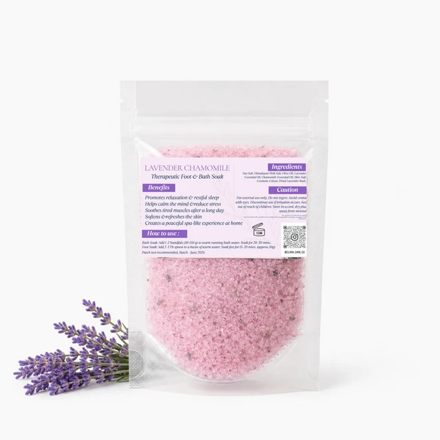 Clara Sleep Escape Bath Salt (50g) - Pink
