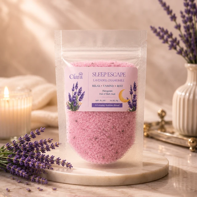 Clara Sleep Escape Bath Salt (50g) - Pink