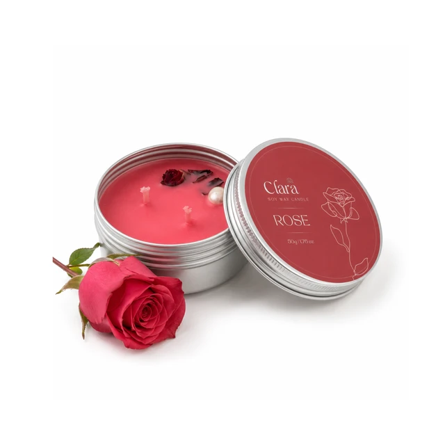 Clara Rose Scented Candle ( 50 G )