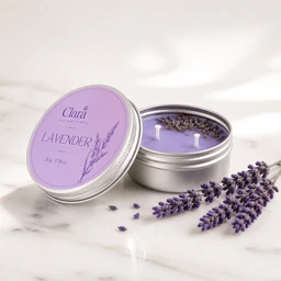 Clara Lavender Scented Candle ( 50 G )