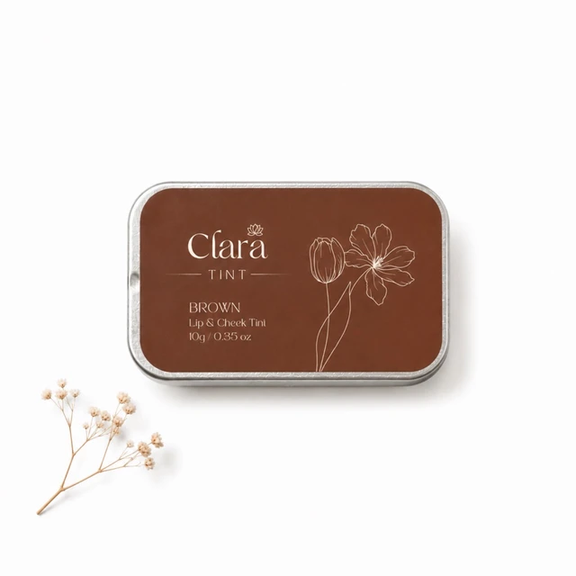 Clara Lip & Cheek Tint (Brown) – 10 g