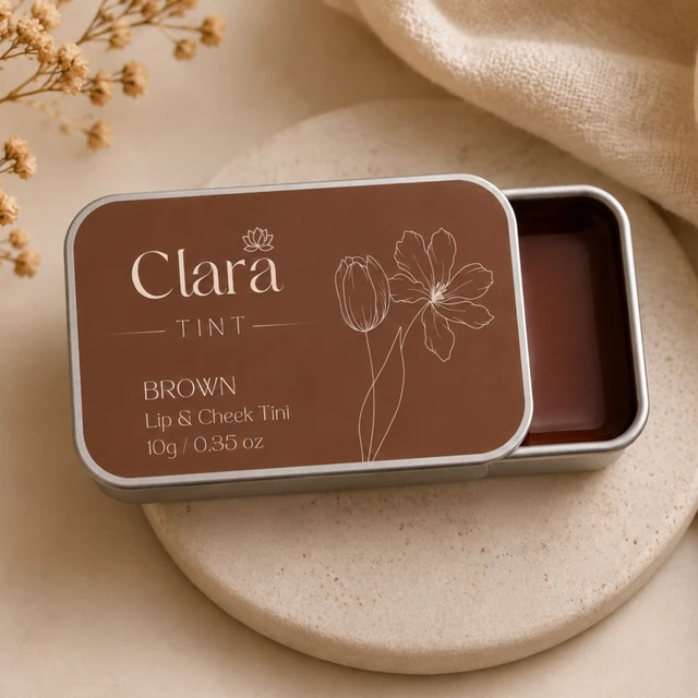 Clara Lip & Cheek Tint (Brown) – 10 g