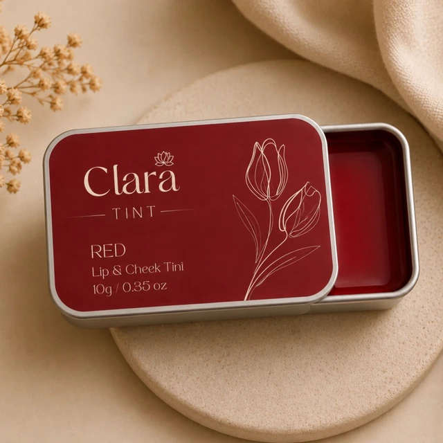 Clara Lip & Cheek Tint (Red) – 10 g