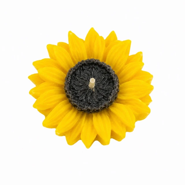 Clara Sunflower Soy Wax Candle – 15g | Premium Scented Floral Candle & Wax Sachet