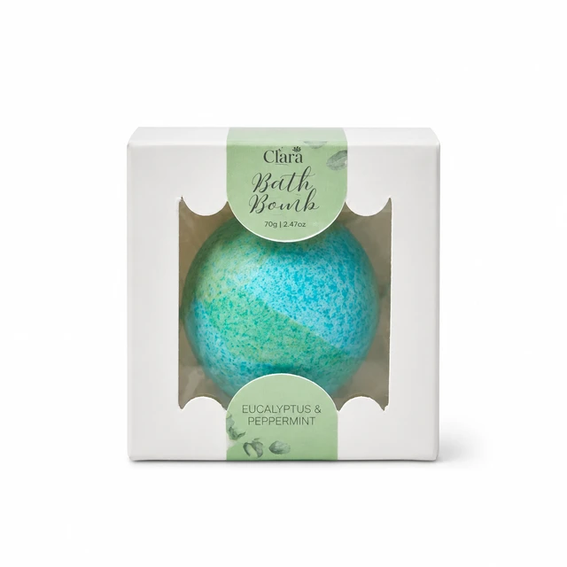 Clara Eucalyptus & Peppermint Bath Bomb (70 g)