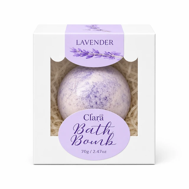 Clara Lavender Bath Bomb (70 g)
