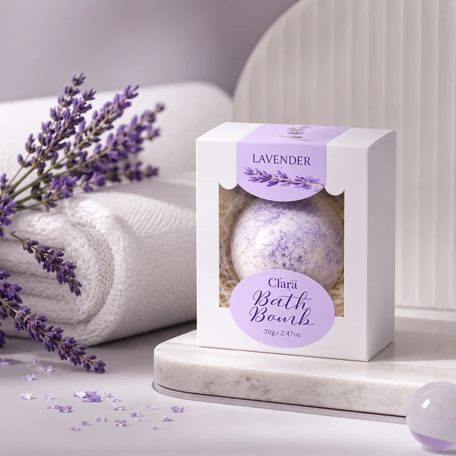 Clara Lavender Bath Bomb (70 g)