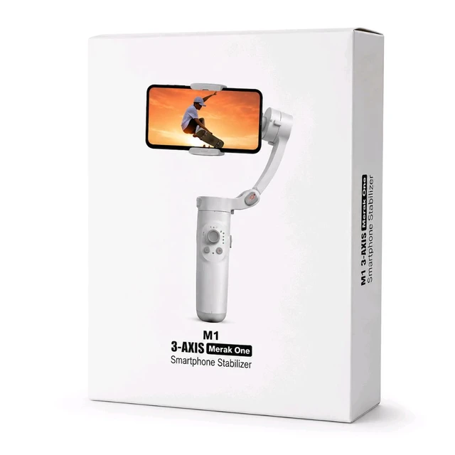 M1 3-Axis Smartphone Gimbal Stabilizer – Handheld Mobile Phone Video Stabilizer