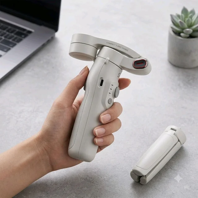 M1 3-Axis Smartphone Gimbal Stabilizer – Handheld Mobile Phone Video Stabilizer