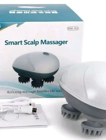 Smart Scalp Massager – 360° Deep Scalp Massage Electric Head Massager | USB Rechargeable