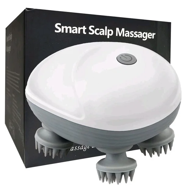 Smart Scalp Massager – 360° Deep Scalp Massage Electric Head Massager | USB Rechargeable