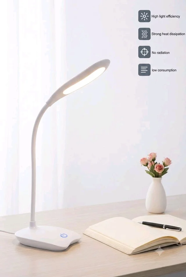 USB Rechargeable LED Desk Study Lamp