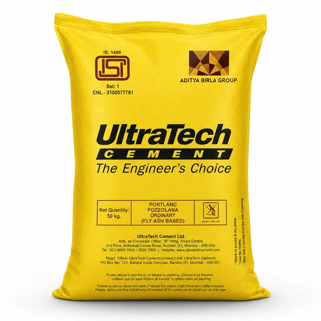 UltraTech PPC Cement - 50 Kg Bag