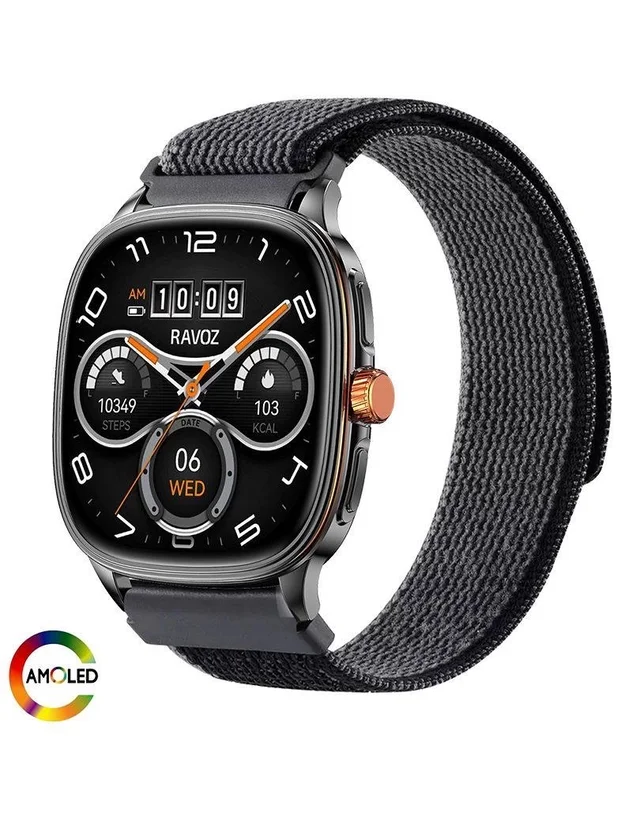 Luna AMOLED Slim Smartwatch with Trial loop strap