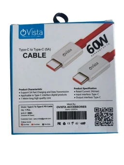 Ovista 60W Type-C to Type-C 5A Power Delivery Cable